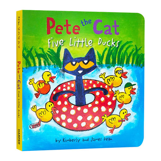 Collins柯林斯 英文原版绘本 Pete the Cat Five Little Ducks 皮特猫童谣纸板书 五只小鸭子 英文版 进口英语原版书籍 商品图0