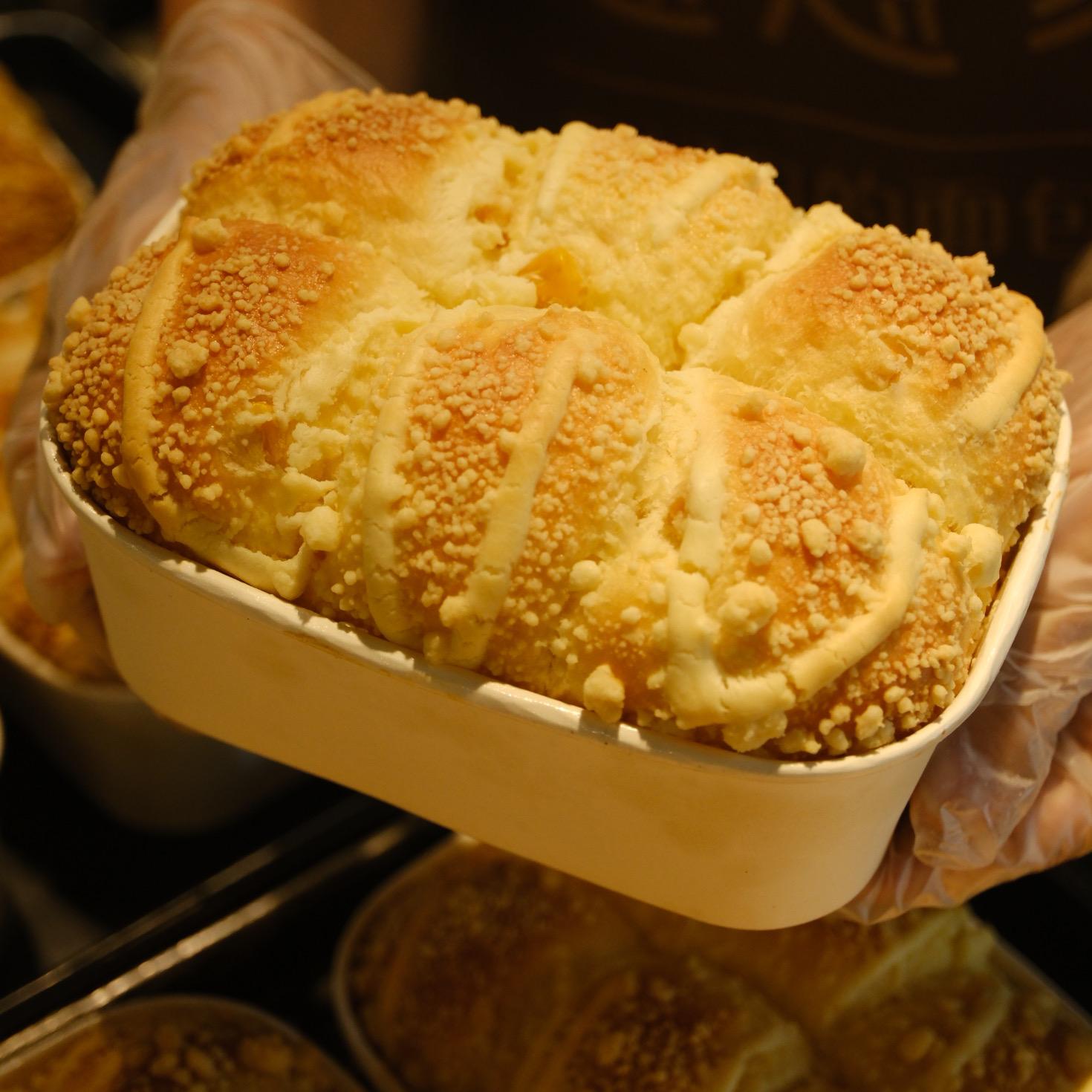 现烤面包—乳酪玉米盒子