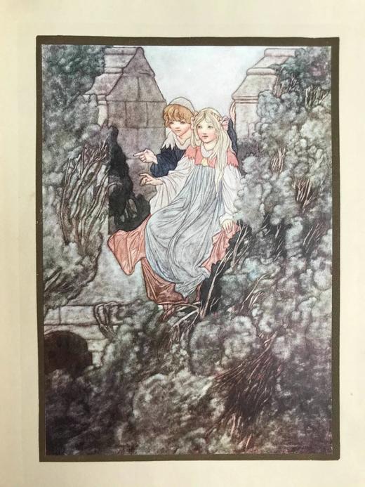 1912年 法郎士《蜜蜂公主》 罗宾逊17幅彩色手工贴图 漆布精装18开 商品图9