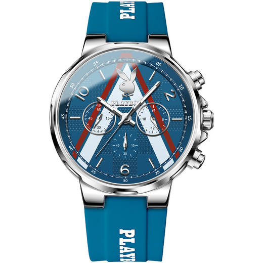 「经典之作！两款配色」花花公子品牌手表 夜光运动计时男士手表男时尚饰品 商品图4