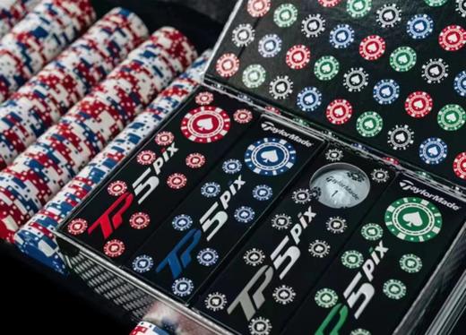 【限量】TaylorMade泰勒梅  德州扑克限量TP5 PIX POKER 高尔夫五层球 商品图5