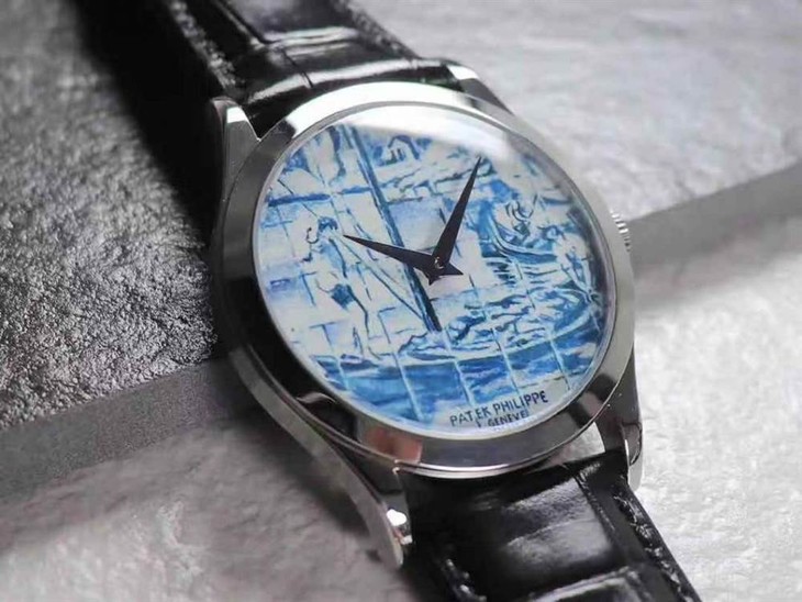 FL厂百达翡丽5089G真微绘珐琅工艺腕表-复刻界首款真微绘珐琅工艺腕表