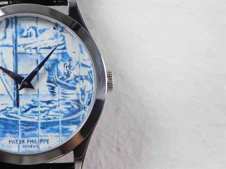 FL厂百达翡丽5089G真微绘珐琅工艺腕表-复刻界首款真微绘珐琅工艺腕表