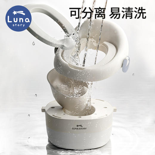 【品牌直供】lunastory儿童马桶坐便器小男孩女宝宝专用婴幼儿训练坐厕圈尿盆 商品图6