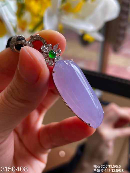 3150408，紫罗兰福瓜吊坠。具体价格微信咨询 商品图2