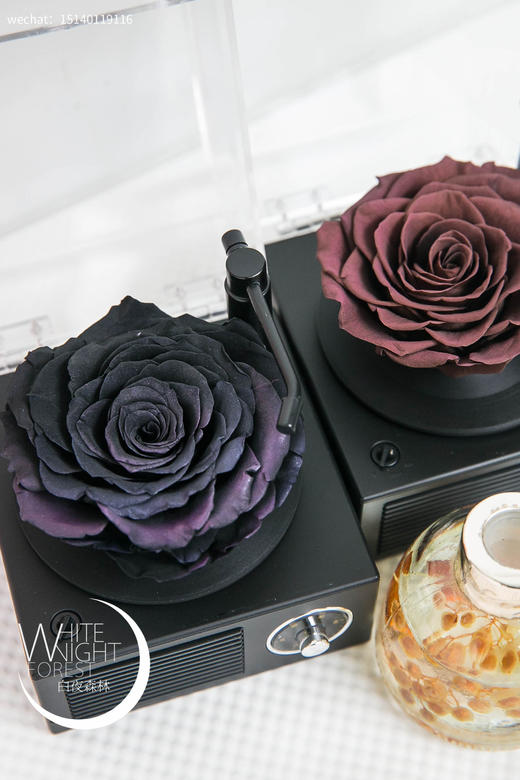 巨型玫瑰永生花蓝牙留声机 商品图5