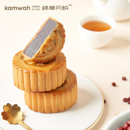 香港锦华 璀璨·星月770g 蛋黄莲蓉豆沙椰蓉传统广式中秋月饼 商品图4