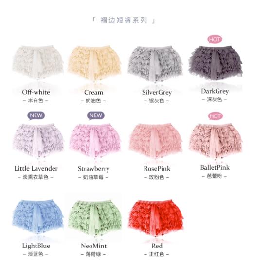 【非质量问题不退换】荷兰Dolly女童短裤外穿夏季薄款网纱公主蓬蓬裙 商品图0