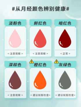 辨别经血颜色是否健康