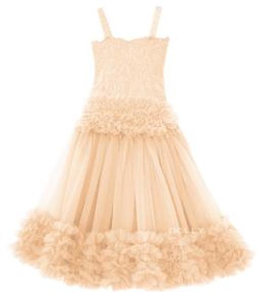 荷兰Dolly女童吊带上衣 半裙套装褶边款-褶边套装连衣裙 商品图0