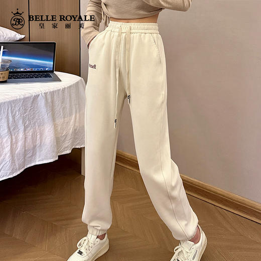 卫裤宽松女薄款束脚抽绳显瘦卫裤春秋季百搭休闲裤子XZ3674 商品图1