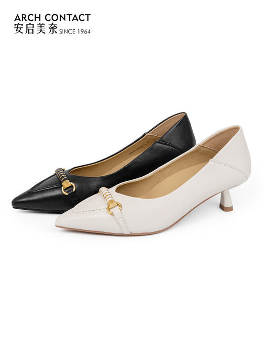 ARCHCONTACT安启美奈两穿通勤百搭高跟鞋52838 商品图1