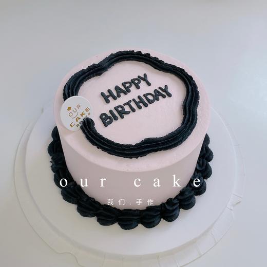 简约复古手绘写字蛋糕-低糖处理无添加 商品图2
