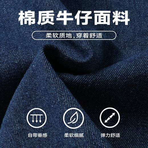 【新款DB】大依优型大码新款牛仔衣外套男士休闲宽松加肥加大码胖子牛仔百搭潮上衣肥佬 商品图1