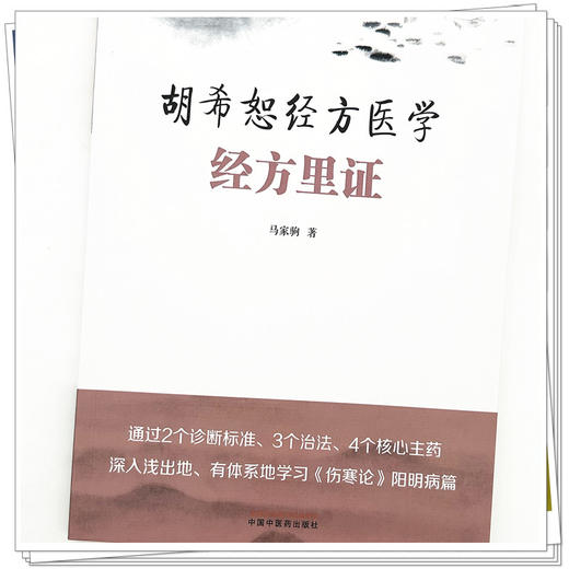 胡希恕经方医学：经方里证 马家驹 著 中国中医药出版社 中医师承学堂 临床 经方医学书系 书籍 商品图3