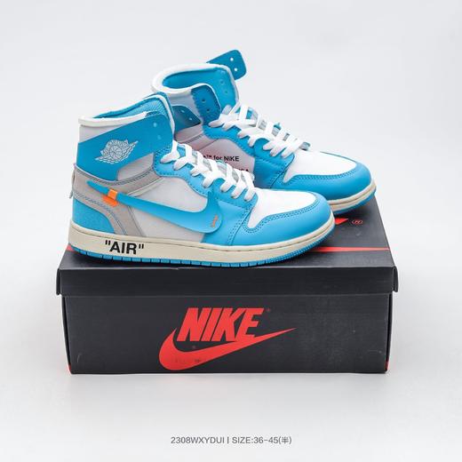 乔丹AJ1 OFF   OW联名男女高帮篮球鞋 商品图1