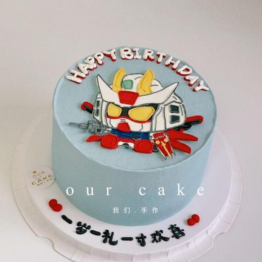 高达手绘蛋糕（多个款式）-低糖处理无添加 商品图3