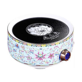 成艺-国潮珐琅彩电陶炉陶瓷煮茶烧水家用茶炉 A1电陶炉（蓝）