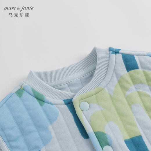马克珍妮秋装新款 男女童趣味印花全棉无袖马甲 儿童马甲231178 商品图6