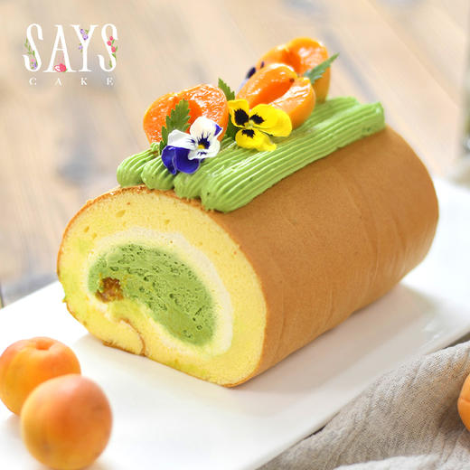 小红杏开心果蛋糕卷【整卷/3件】 商品图0