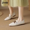 ZHR乐福鞋女2023夏季新款百搭时尚鞋一脚蹬软底平底半拖单鞋 商品缩略图6