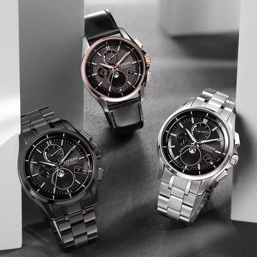 西铁城/CITIZEN光动能电波对时月相舒博™钛BY1001-66E 商品图9