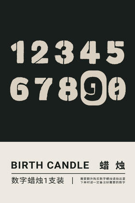 额外数字蜡烛补拍
