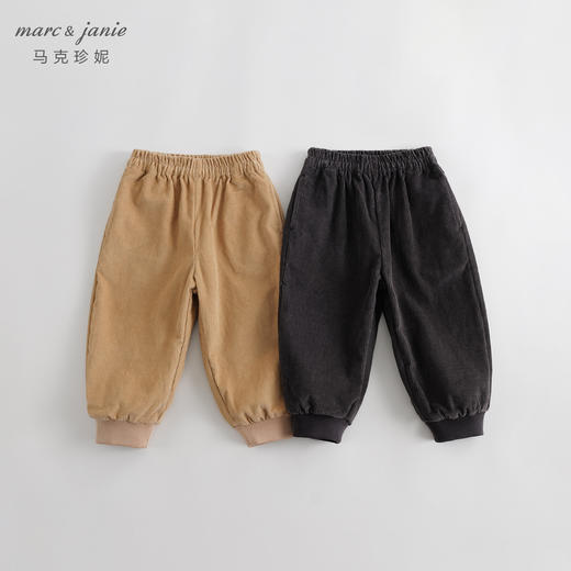 马克珍妮秋装新款 男童全棉灯芯绒束脚长裤 儿童裤子231975 商品图0