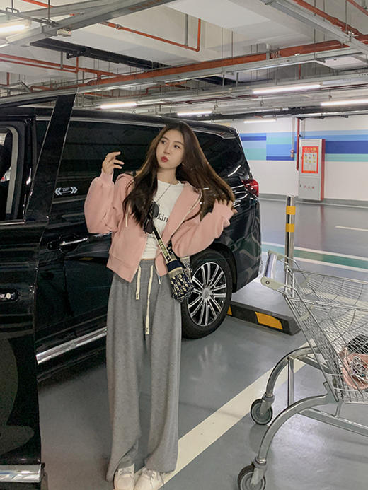 <曾小咸推荐>2.8现货秒杀 ！微信超特价！5色韩系阔腿休闲裤 日常139 立减69.01 秒杀69.99！！马甲外套秒杀99.99！！拉链条纹针织衫 秒杀89.99！！ 商品图2