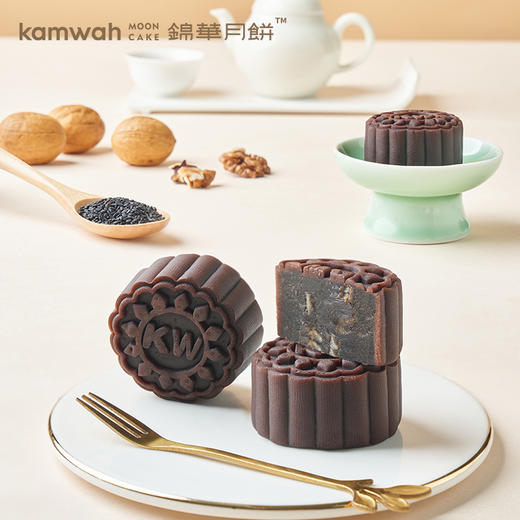 香港锦华 星耀·雅宴1.29kg 流心奶蛋黄豆沙五仁火腿莲蓉中秋月饼 商品图1