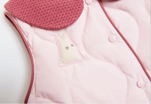 【2023新款】兔兔小布毛线领葫芦绗线马甲 商品图3