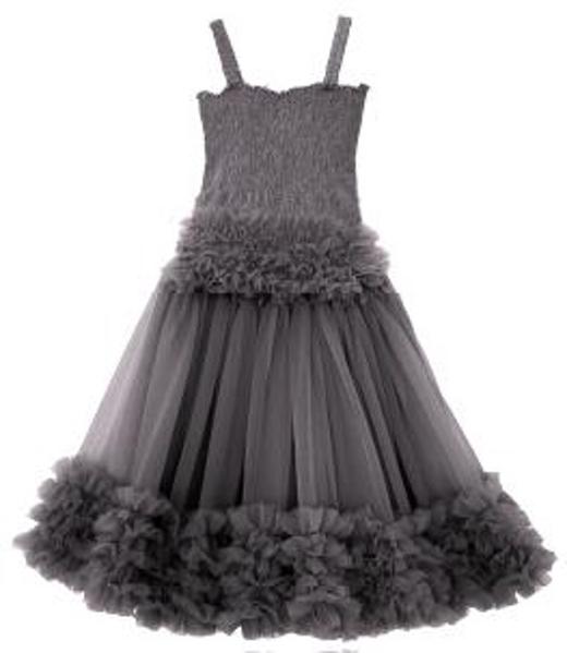 荷兰Dolly女童吊带上衣 半裙套装褶边款-褶边套装连衣裙 商品图3