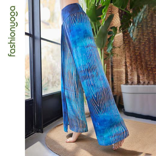 凡圣瑜伽宽松波韵禅风长裤（夏季款）FM09962 商品图1