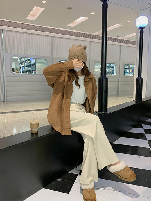 <曾小咸推荐>2.8现货秒杀 ！微信超特价！5色韩系阔腿休闲裤 日常139 立减69.01 秒杀69.99！！马甲外套秒杀99.99！！拉链条纹针织衫 秒杀89.99！！ 商品图4