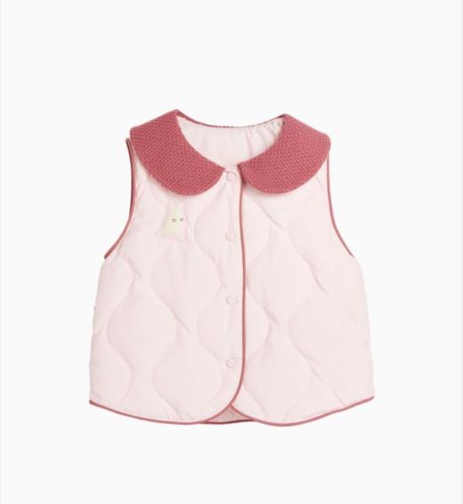 【2023新款】兔兔小布毛线领葫芦绗线马甲 商品图0