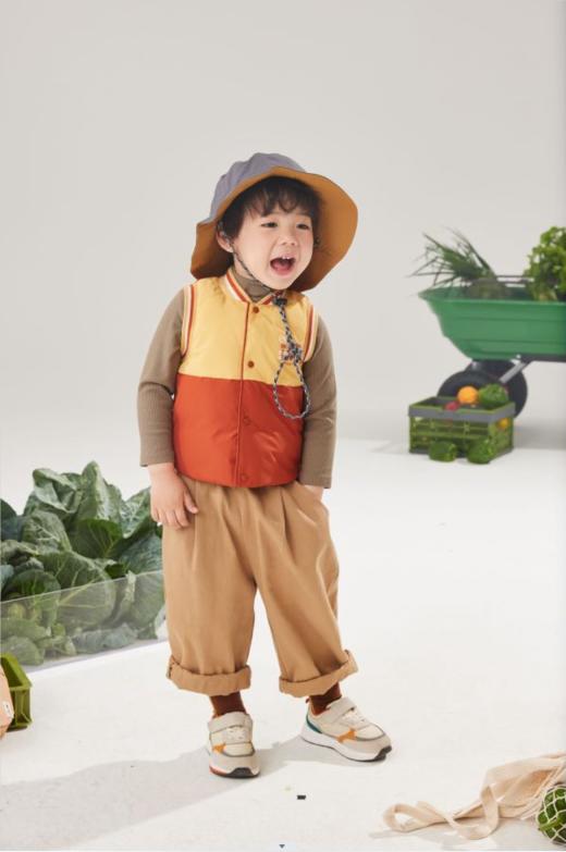 【2023新款】兔兔小布罗纹撞色拼接马甲 商品图1