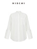 HIDEMI 极简简约经典设计感圆领宽袖大廓形衬衫 商品缩略图9