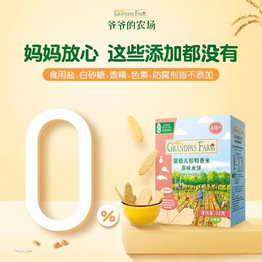 爷爷的农场稻鸭婴儿米饼原味紫薯海苔蔬菜水果磨牙棒宝宝零食YNC-940007/940021/940045/941899/941882 商品图7