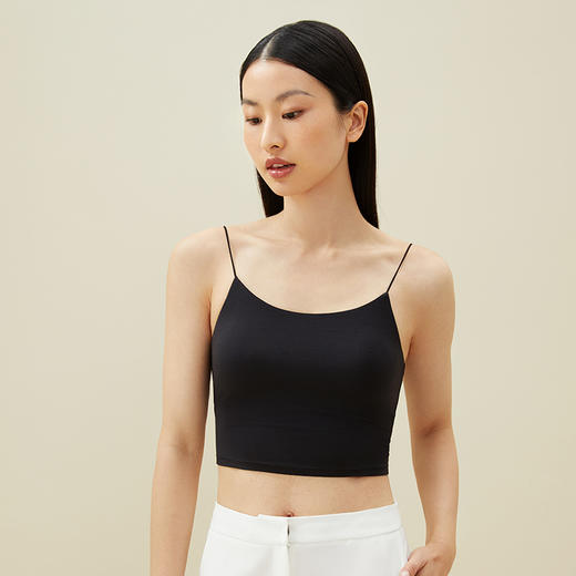 金三塔 女绢丝莫代尔氨纶带杯吊带衫NZFDB701 商品图6