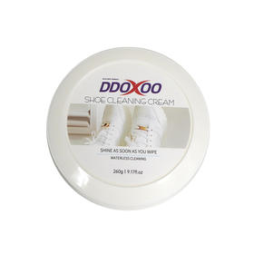 【一擦即净】DDOXOO小白鞋免洗清洁膏 无需过水 鞋子家私多功能使用 懒人专用 260g/瓶