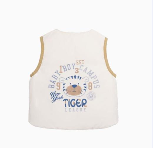 【2023新款】兔兔小布老虎印花撞色包边马甲 商品图0