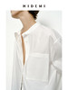 HIDEMI 极简简约经典设计感圆领宽袖大廓形衬衫 商品缩略图5