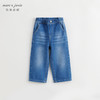 马克珍妮秋装新款 女童时尚纯棉窄口牛仔裤 儿童裤子231728 商品缩略图0
