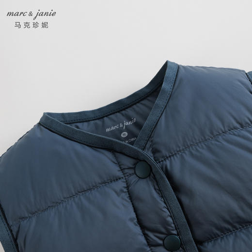 【三防】马克珍妮冬装新款 男女童超轻保暖羽绒马甲 231280 商品图6