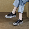 ZM 231323复古休闲潮鞋平底脏脏鞋真皮系带包头板鞋 商品缩略图1