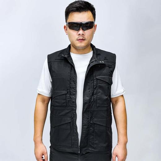 鹰爪捕猎者战术功能多装载男士耐磨防水防风夹克马甲多口袋拉链无袖户外运动钓鱼 商品图8