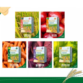 爷爷的农场稻鸭婴儿米饼原味紫薯海苔蔬菜水果磨牙棒宝宝零食YNC-940007/940021/940045/941899/941882