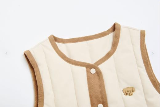 【2023新款】兔兔小布竖绗线撞色包边马甲 商品图13