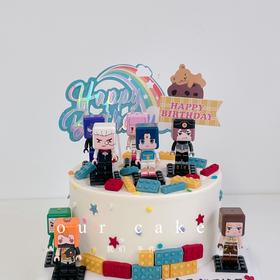 迷你世界玩偶蛋糕-低糖处理无添加