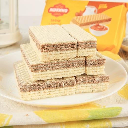 【中欧班列精选】WWJ俄罗斯KDV巧克力坚果青柠奶油炼乳榛子酱风味威化200g/袋 商品图13